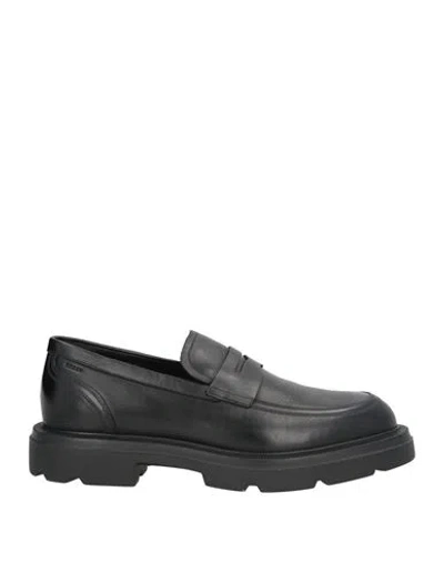 Bally Man Loafers Black Size 9 Calfskin In Black