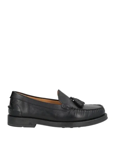 Bally Man Loafers Black Size 8.5 Calfskin In Black