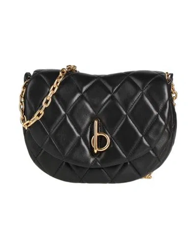 Burberry Medium Rocking Soft Quilted Shoulder Bag In Black