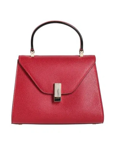 Valextra Woman Handbag Red Size - Calfskin In Red