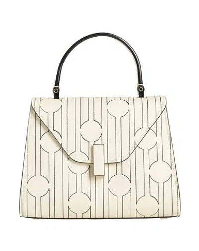 Valextra Woman Handbag Ivory Size - Calfskin In White
