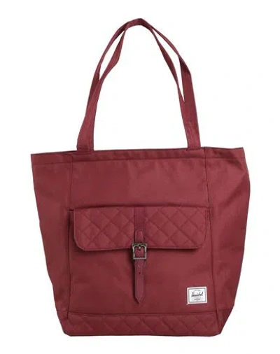 Herschel Supply Co . Woman Shoulder Bag Burgundy Size - Recycled Pet In Red