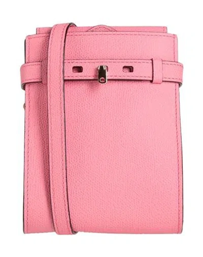 Valextra Woman Cross-body Bag Pink Size - Calfskin In Pink
