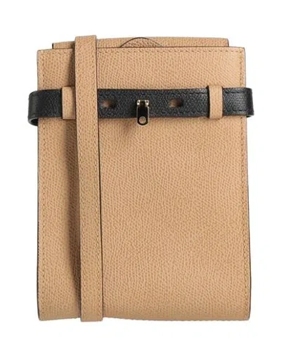 Valextra Woman Cross-body Bag Camel Size - Calfskin In Sand