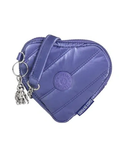 Kipling Woman Cross-body Bag Purple Size - Polyamide, Polyurethane In Blue