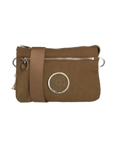 Kipling Woman Cross-body Bag Khaki Size - Polyamide In Brown