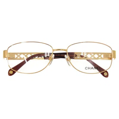 Pre-owned Chanel Gold Eyeglasses () In Multi