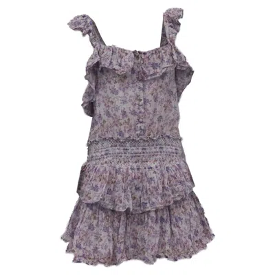 Loveshackfancy Shanely Dress In Floral Print Cotton In Multi