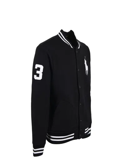 Polo Ralph Lauren Basebalkjtm8-long Sleeve-sweatshirt In Black