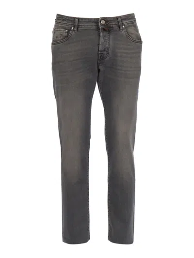 Jacob Cohen Pant 5 Pkt Slim Fit Nick In Gray