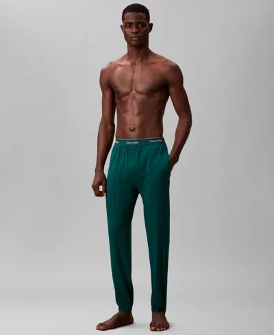 Calvin Klein Men's Modern Cotton Logo Pajama Jogger In Green