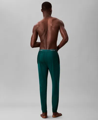 Calvin Klein Men's Modern Cotton Logo Pajama Jogger In Green