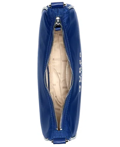 Guess Arona Small Shoulder Bag In Blue