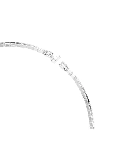 Swarovski Matrix Halskette In Silver