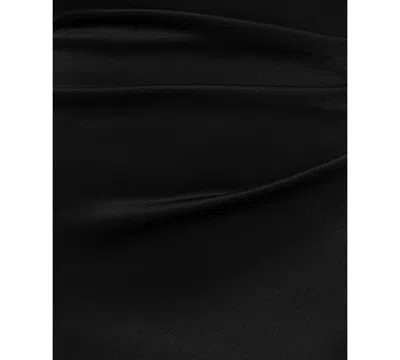 Xscape Petite Off The Shoulder Sleeveless Dress In Black