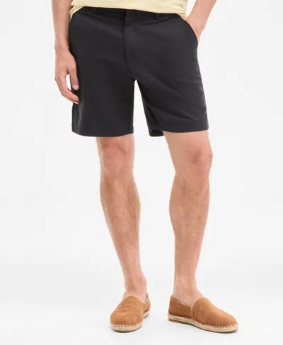 Alfani 8" Tech Shorts, Created For Macy's In Black