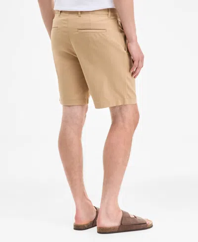 Alfani 8" Tech Shorts, Created For Macy's In Brown
