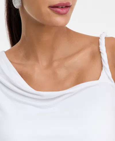 Inc International Concepts Women's Asymmetric Sleeveless Top, Macy's Exclusive In White
