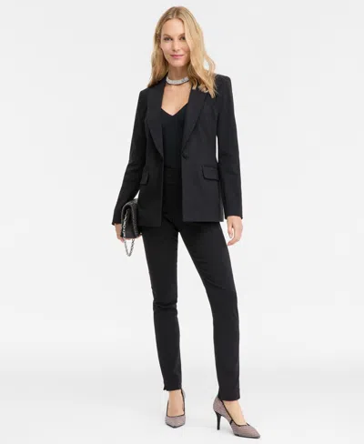 Inc International Concepts Women's Embellished Blazer, Macy's Exclusive In Black