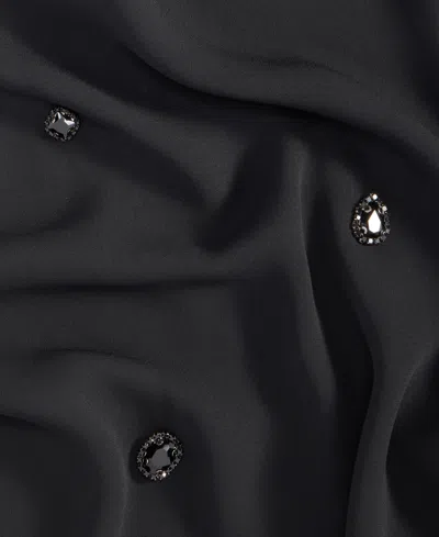 Inc International Concepts Women's Embellished Halter Top, Macy's Exclusive In Black