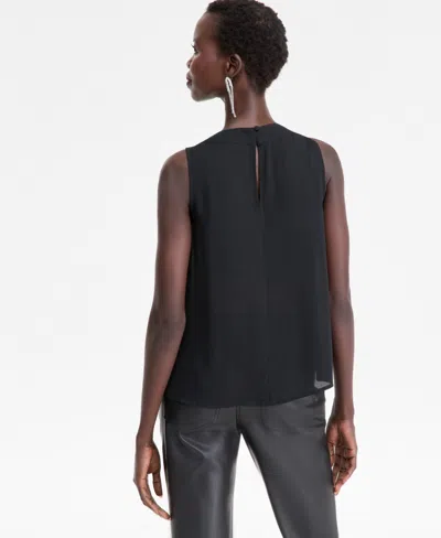 Inc International Concepts Women's Embellished Halter Top, Macy's Exclusive In Black