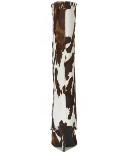 Inc International Concepts Skylar Fold Over Cuffed Knee High Boots, Created For Macy's In Animal Print