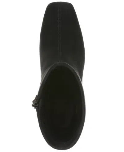 On 34th Margoe Square-toe Booties, Created For Macy's In Black
