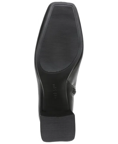 On 34th Margoe Square-toe Booties, Created For Macy's In Black
