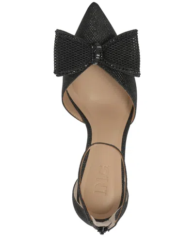 Inc International Concepts Women's Kierstyn Point Toe Bow Sandals, Macy's Exclusive In Black