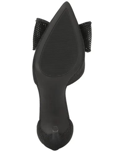 Inc International Concepts Women's Kierstyn Point Toe Bow Sandals, Macy's Exclusive In Black
