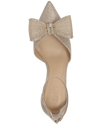 Inc International Concepts Women's Kierstyn Point Toe Bow Sandals, Macy's Exclusive In Neutral
