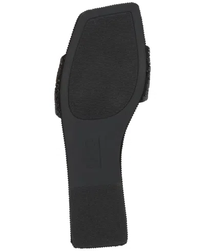 Inc International Concepts Women's Yamille Square Toe Flat Sandals, Macy's Exclusive In Black