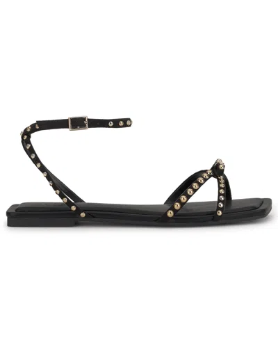 Inc International Concepts Women's Yarina Flat Sandals, Macy's Exclusive In Black