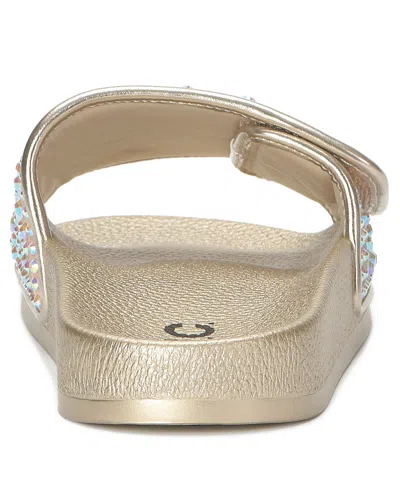 Inc International Concepts Women's Peymin Pool Slides, Created For Macy's In Gold