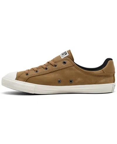 Converse Women's Chuck Taylor All Star Dainty Lucky Casual Sneakers From Finish Line In Brown