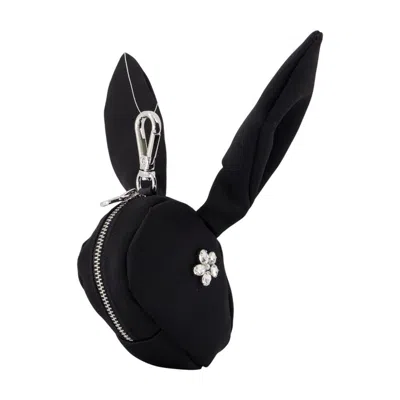 Simone Rocha Hare-shaped Black Synthetic Wallet In Black