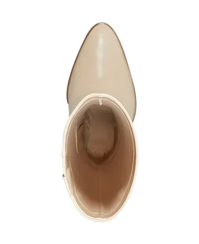 Marc Fisher Ltd Women's Lannie Dress Leather Boot In Neutral