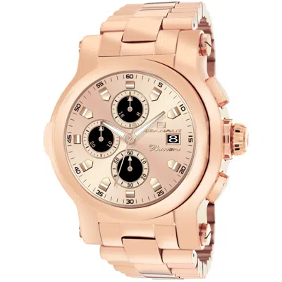 Oceanaut Men's Rose Gold Dial Watch In Gold