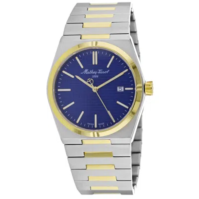 Mathey-tissot Men's Zoltan Blue Dial Watch In Blue