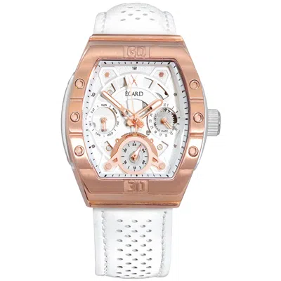 Egard Women's Patriot Vanille White Dial Watch In White