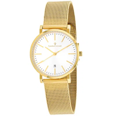 Christian Van Sant Women's Silver Dial Watch