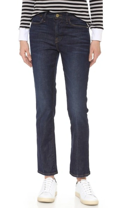 Shop Frame Le High Straight Jeans In Franklin