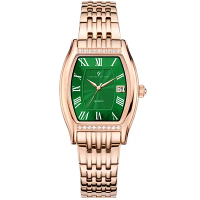 Christian Van Sant Women's Gemma Green Dial Watch In Green