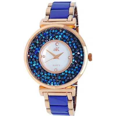 Adee Kaye Women's Pisa Mother Of Pearl Dial Watch In Blue