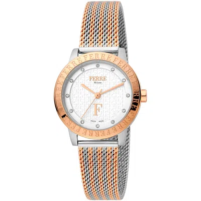Ferre Milano Women's White Dial Watch