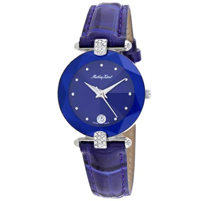 Mathey-tissot Women's Pyramide Blue Dial Watch In Blue