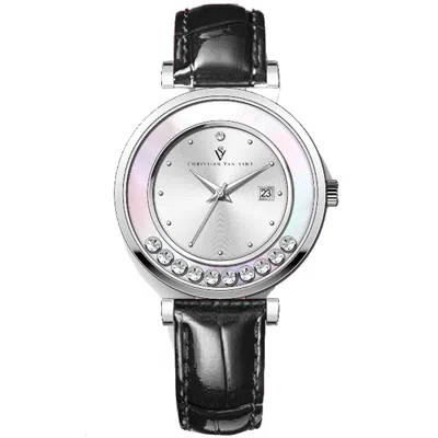 Christian Van Sant Women's Bria Silver Dial Watch
