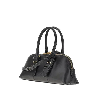 Pinko Small Hand Bag Escape Bag Baguette In Leather In Black