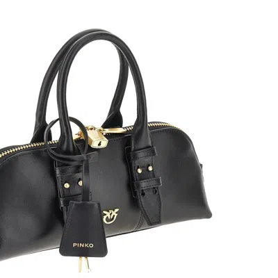 Pinko Small Hand Bag Escape Bag Baguette In Leather In Black