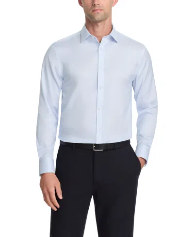 Calvin Klein Men's Wrinkle Free Slim Fit Dress Shirt In Blue